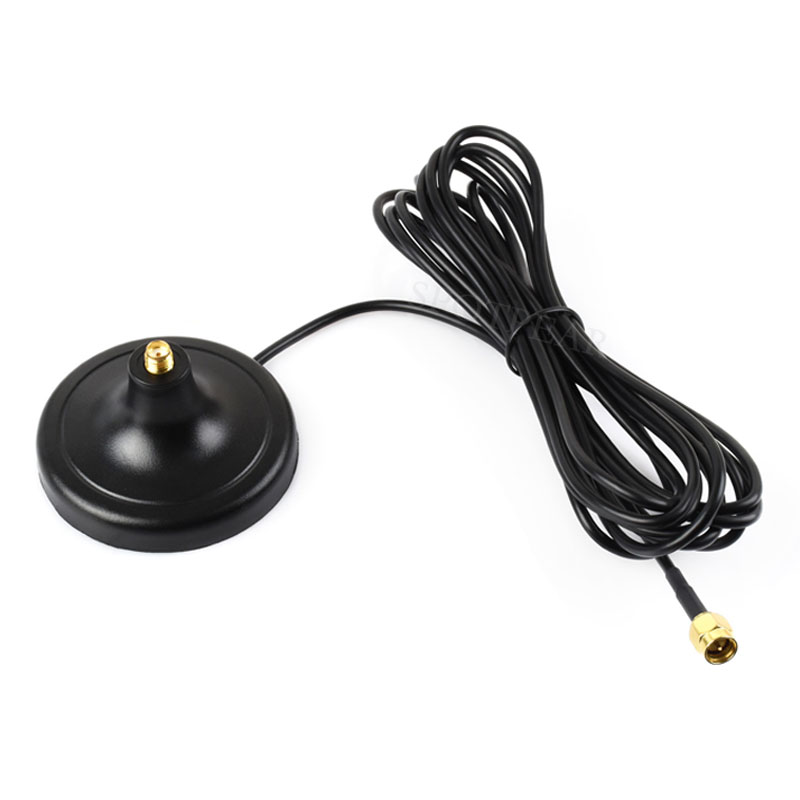 SMA Magnetic Mount Antenna Base SMA Connector 3m Coaxial Cable Compatible With Multiple GNSS Positioning Modules