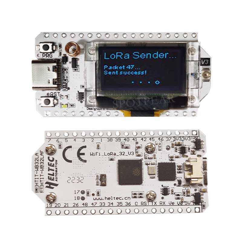 LoRa32 V3 ESP32-S3 LoRa Development Board 0.96 inch OLED SX1262 433-510/863-928MHz Meshtastic For Arduino