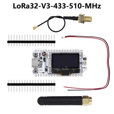 LoRa32 V3 ESP32-S3 LoRa Development Board 0.96 inch OLED SX1262 433-510/863-928MHz Meshtastic For Arduino