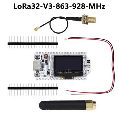 LoRa32 V3 ESP32-S3 LoRa Development Board 0.96 inch OLED SX1262 433-510/863-928MHz Meshtastic For Arduino