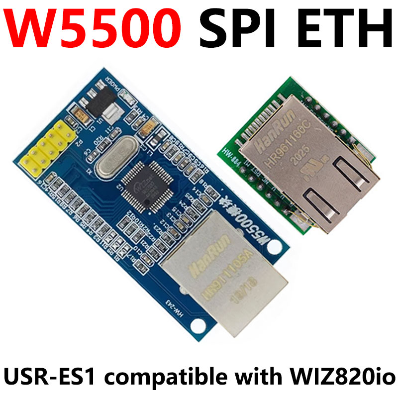 W5500 SPI TO Ethernet Module USR‑ES1 Compatible with WIZ820io