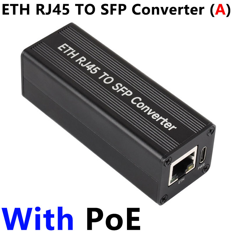 Gigabit adaptive SFP Optical to electrical module RTL8213B onboard status indicator