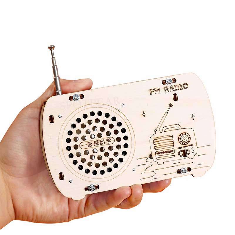 Radio Assembly DIY kit (B) STEM Educational Project for Beginners & Adult