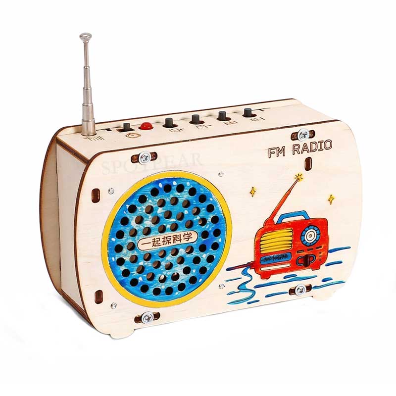 Radio Assembly DIY kit (B) STEM Educational Project for Beginners & Adult