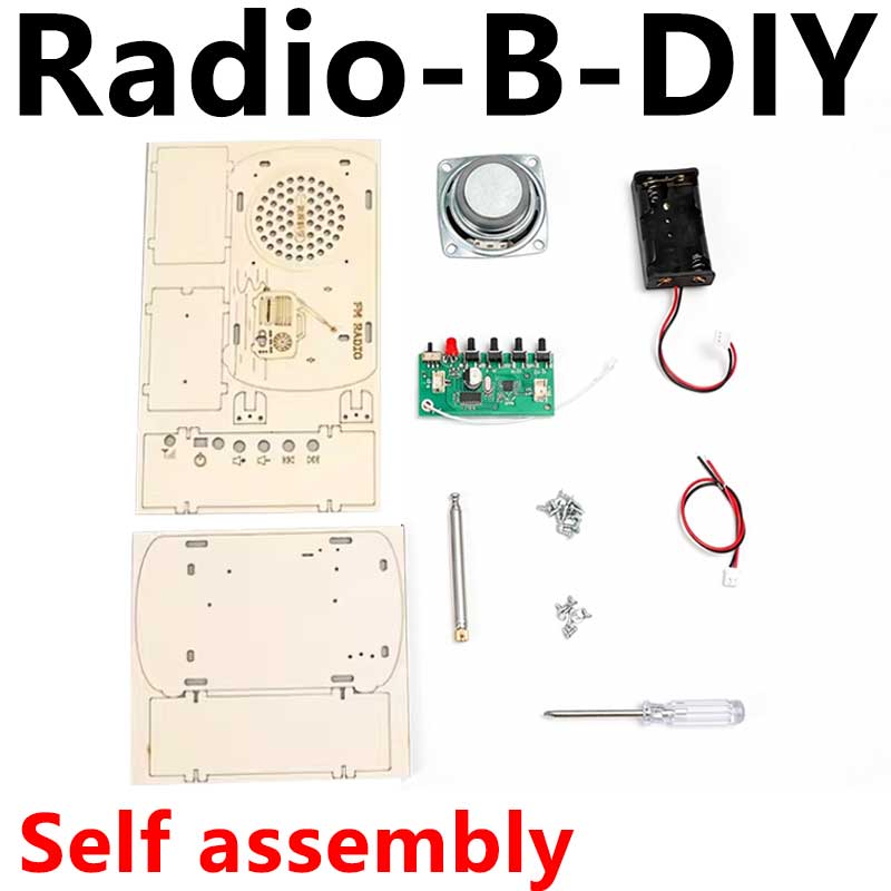 Radio Assembly DIY kit (B) STEM Educational Project for Beginners & Adult