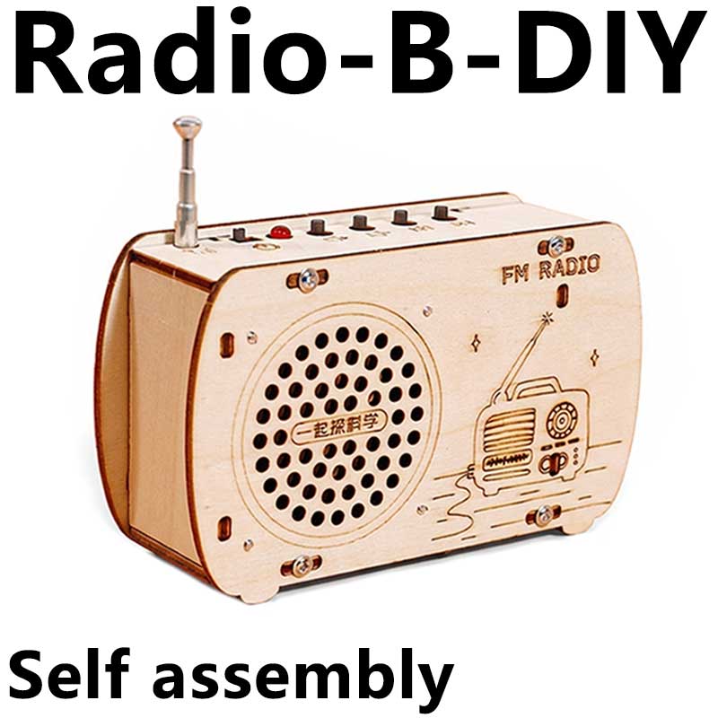 Radio Assembly DIY kit (B) STEM Educational Project for Beginners & Adult