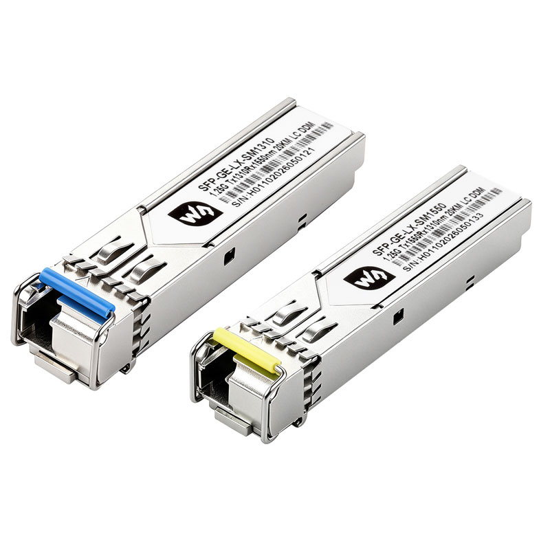Gigabit SFP optical modules use LC interfaces support hot-swapping and are plug-and-play