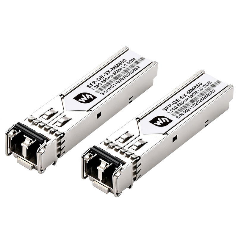 Gigabit SFP optical modules use LC interfaces support hot-swapping and are plug-and-play