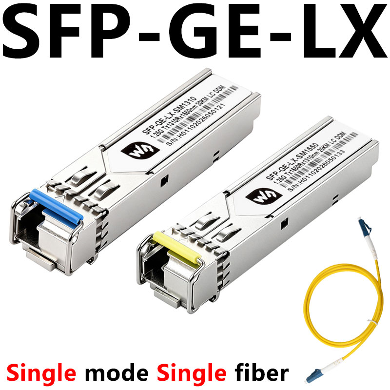 Gigabit SFP optical modules use LC interfaces support hot-swapping and are plug-and-play