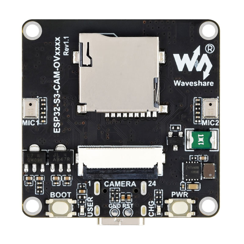 ESP32-S3 AI Camera Development Board Dual Microphone with Display Port