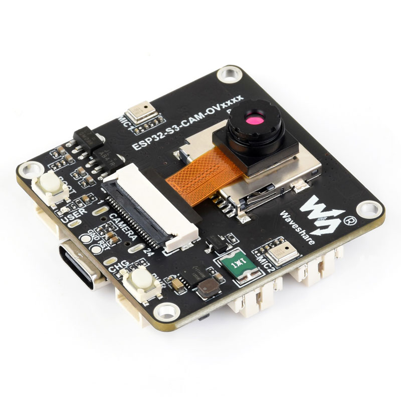 ESP32-S3 AI Camera Development Board Dual Microphone with Display Port