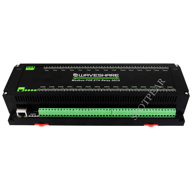 Industrial Modbus POE ETH RJ45 To Relay 30CH RTU/Modbus TCP-Ethernet For IOT