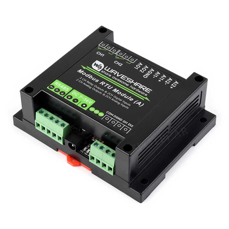 Industrial Hybrid relay module RS485 Modbus RTU rail with isolation protection