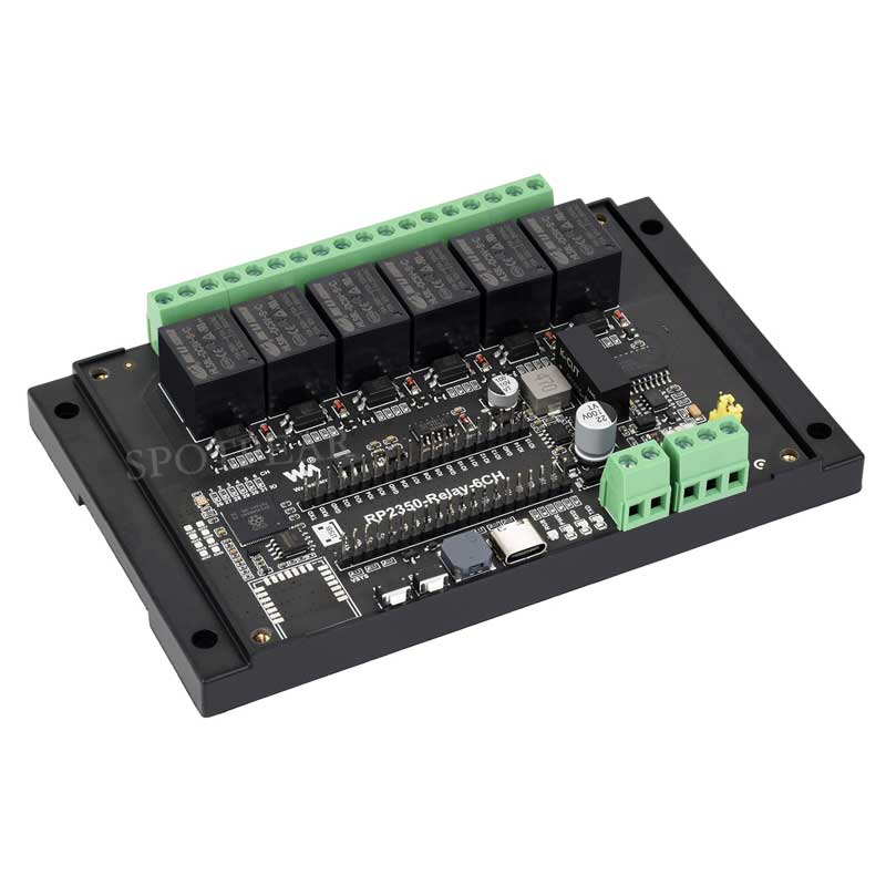 Raspberry Pi Pico 2 RP2350 industrial 6-ch Relay RS485 isolation protection