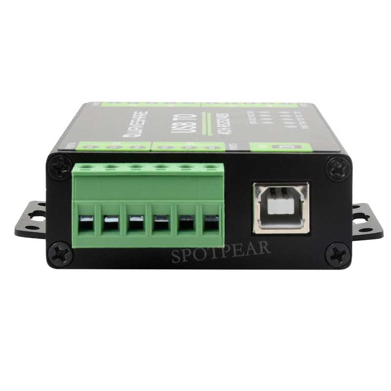 Industrial grade isolated USB to RS232/485 converter supports USB to 2-way RS232 + 2-way RS232/485 original FT4232HL
