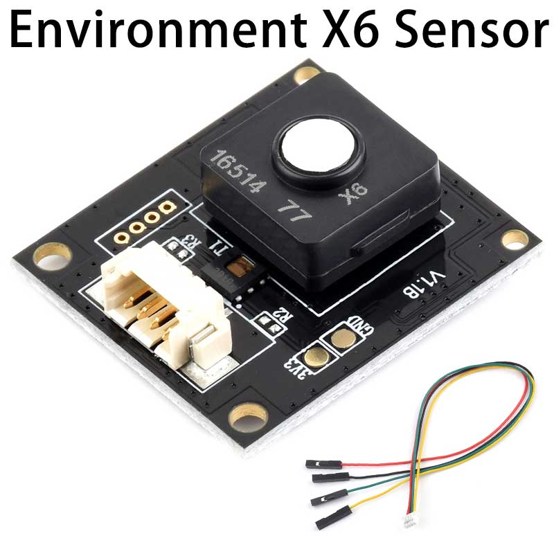 Raspberry Pi Environment X6 Sensor 6-in-1 Odor Sensor Module UART Serial Port For Arduino ESP32
