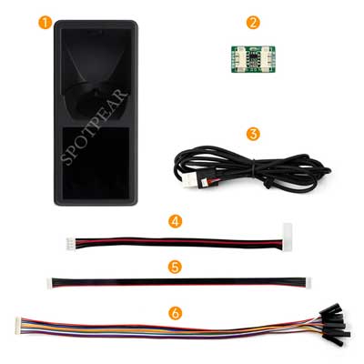 Finger Vein Scanner Module (A) Cortex M4F UART 3.3V TTL UL94-5VB IP56 Better Than Fingerprint Recognition