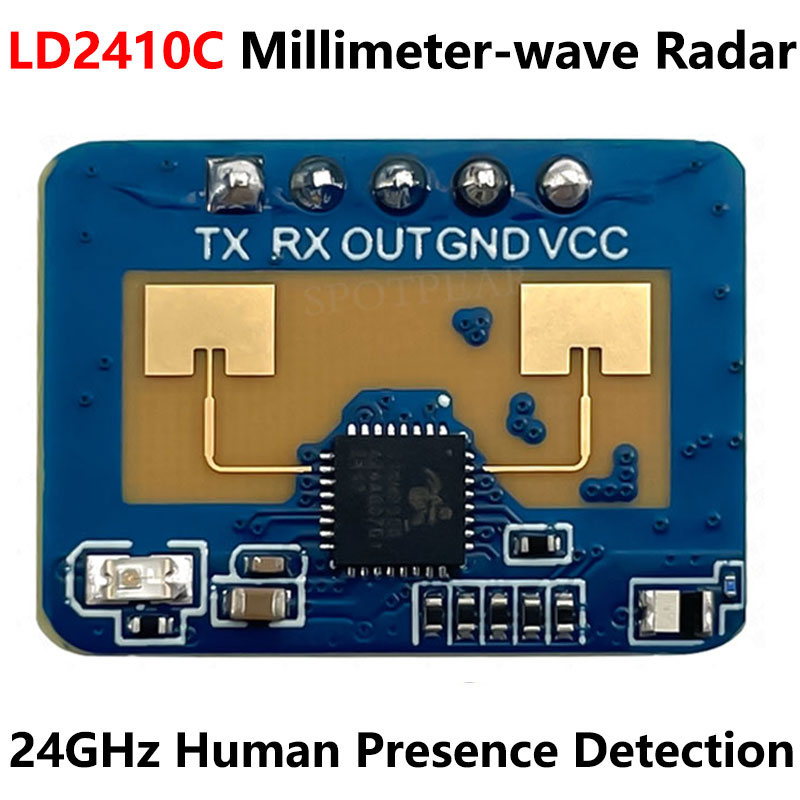 LD2410C 24GHz mmWave Radar Sensor Human Static Presence-FMCW For Arduino Home Assistant ESPHome