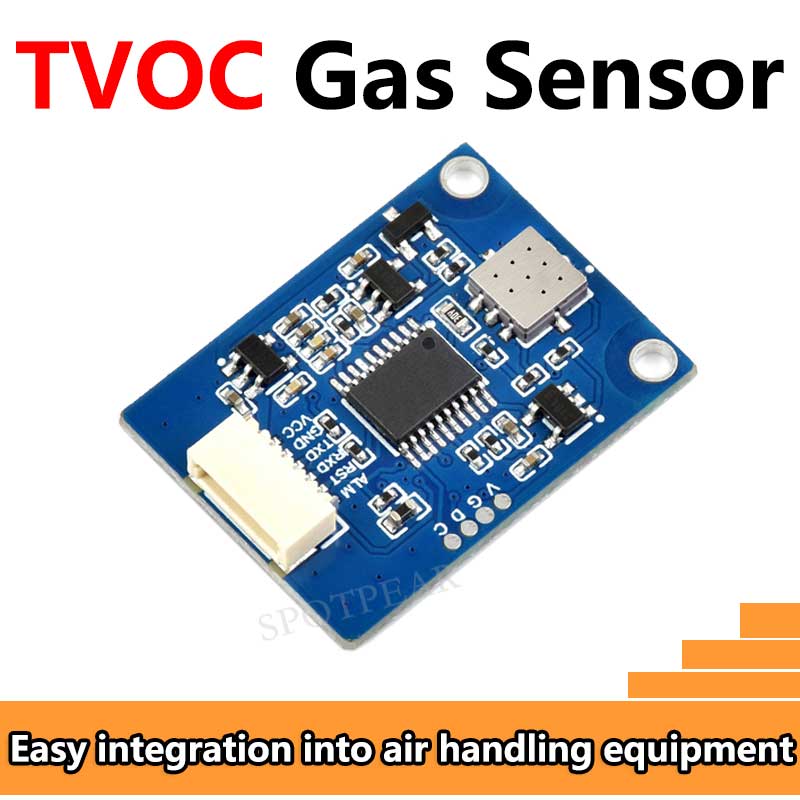 TVOC Sensor gas Sensor Expansion board UART High Sensitivity For Arduino /Raspberry Pi /Pico /ESP32