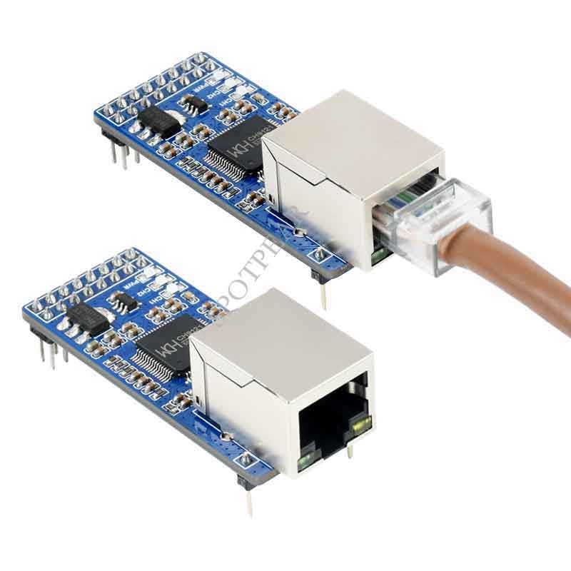 2 CH UART To Ethernet Converter Serial Port Transparent Transmission Module