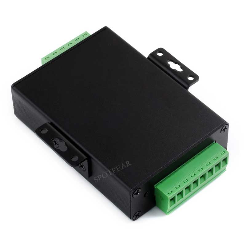 Industrial Isolated 4CH RS485 TO POE ETH (B) RJ45 Converter UART For Modbus