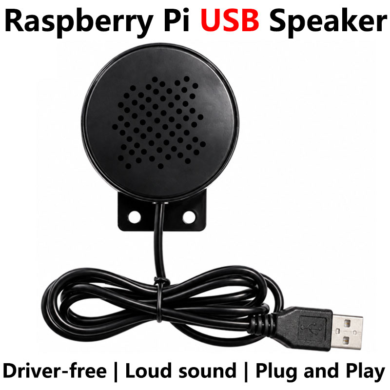Raspberry Pi USB Audio Sound card Speaker Buzzer Free-driver also for PC Computer Jetson