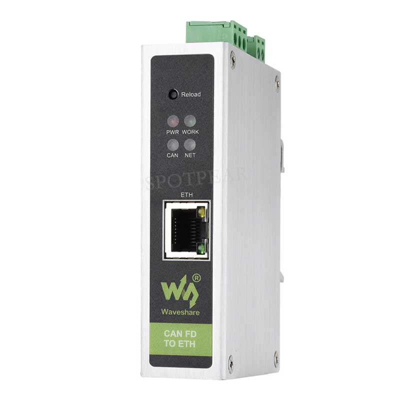 Industrial CAN FD ETH RJ45 bidirectional converter CAN2.0A/2.0B