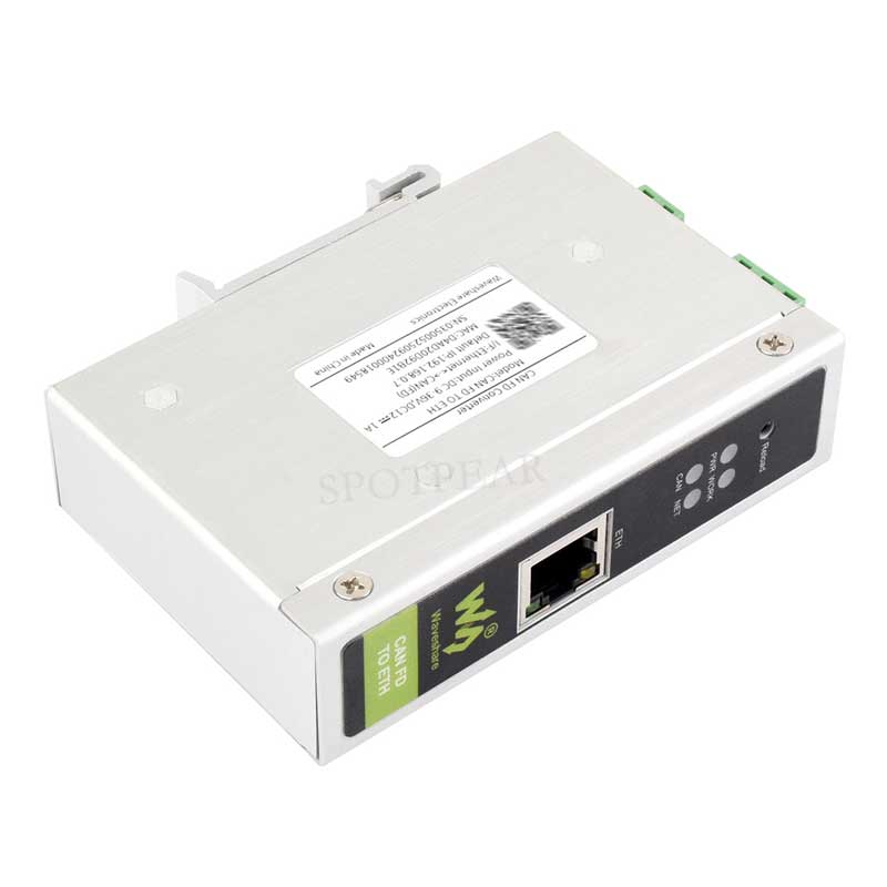 Industrial CAN FD ETH RJ45 bidirectional converter CAN2.0A/2.0B