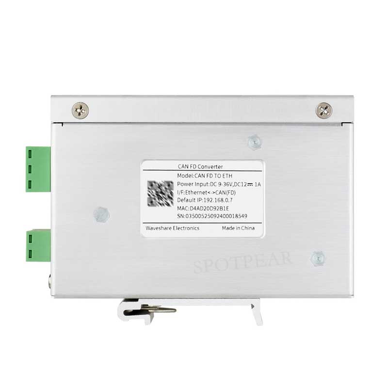 Industrial CAN FD ETH RJ45 bidirectional converter CAN2.0A/2.0B