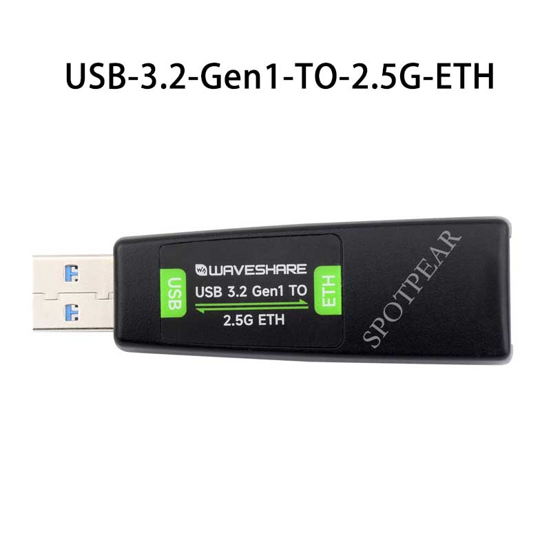 USB TO 2.5G Ethernet Port Converter RJ45 RTL8156B Driver-Free For Windows/macOS/Linux/Android 