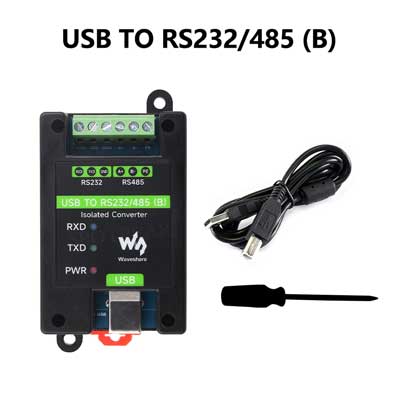 Industrial Grade Isolated USB TO RS232/485 (B) Serial UART Converter FT232RNL For Wall/Rail-Mount