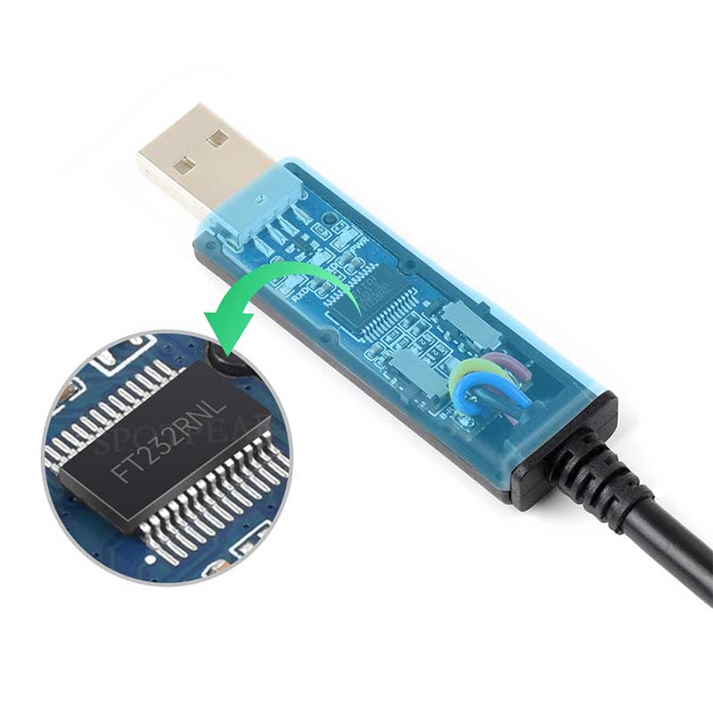 Industrial USB TO RS232/485 (C) UART FT232RNL 2m For 3.3V / 5V For Switchable RS232/RS485