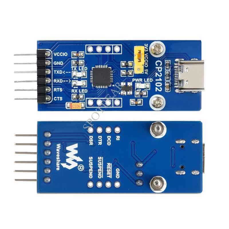 CP2102 USB UART Board (Type C) USB To UART (TTL) Communication Module USB C Connector