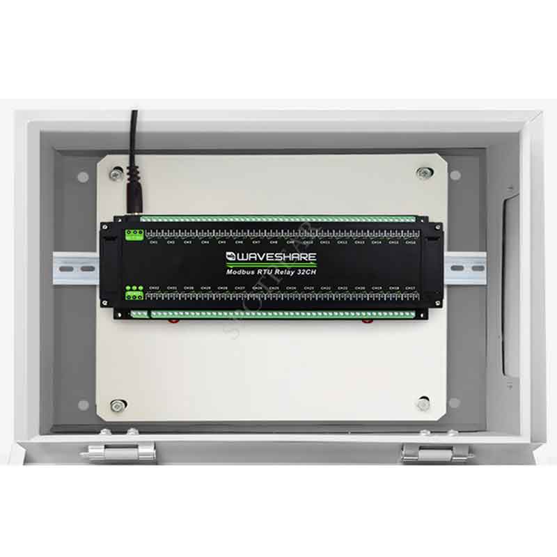 Industrial-Grade Modbus RTU 32-Ch Relay Module RS485 Interface Multiple Isolation Protection Circuit