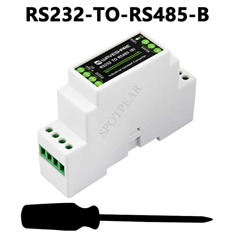 Industrial RS232 To RS485 Converter  For 600W Lightningproof  and Anti-Surge