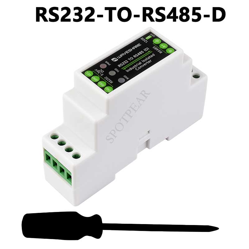 Industrial RS232 To RS485 Converter  For 600W Lightningproof  and Anti-Surge