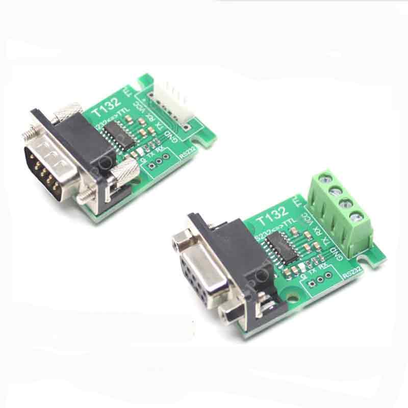 RS232 to TTL to UART serial port module/DB9 male and female head/screw nut/bidirectional conversion 