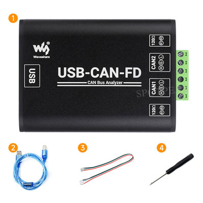 Industrial CAN/CAN FD Bus Data Logic Analyzer USB To CAN FD Adapter CAN/CAN FD Bus Communication