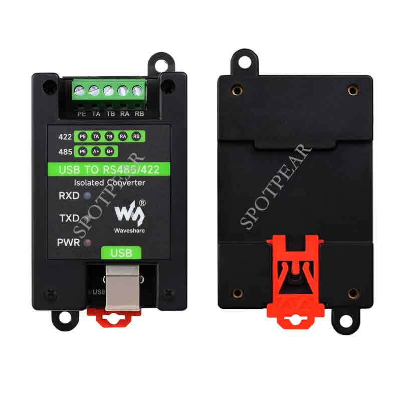 Industrial Grade Isolated Converter USB to RS485/422 Multiple Protection Wall Mount / Rail Mount