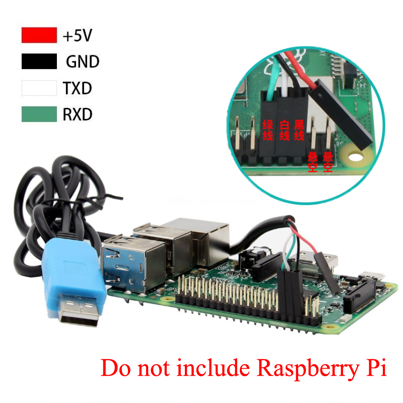 Raspberry Pi Debug Cable USB to TTL Serial Cable, 4 Pin Dupont Line
