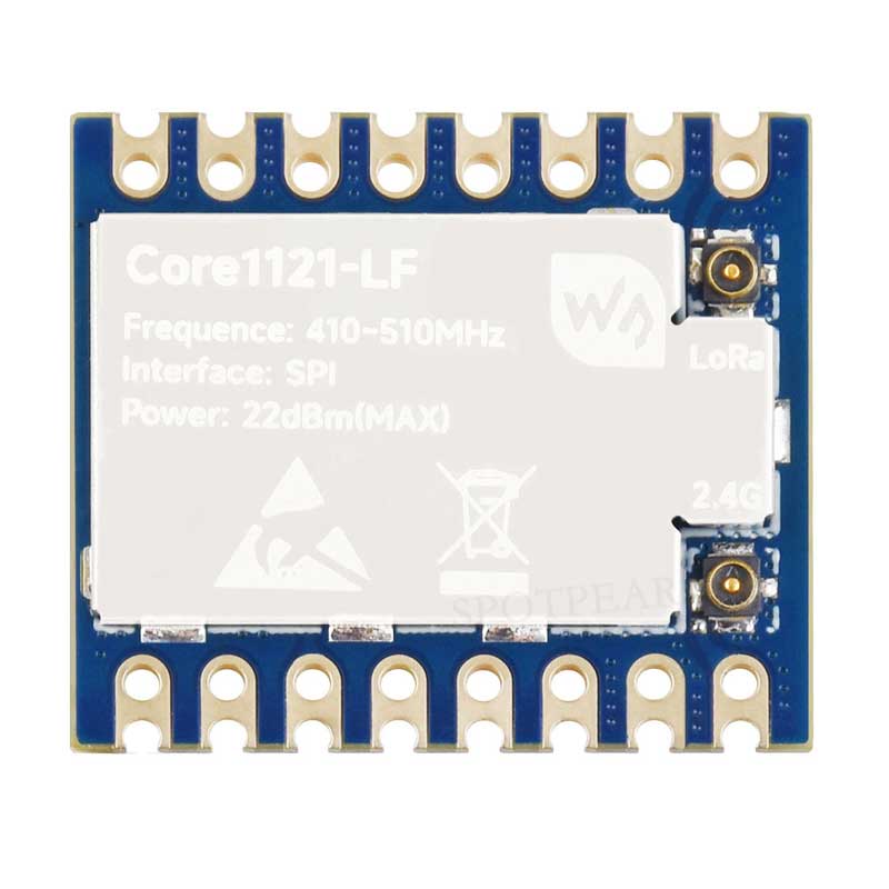 Core1121 LoRa LR1121 HF LF SPI For Sub-GHz and 2.4GHz