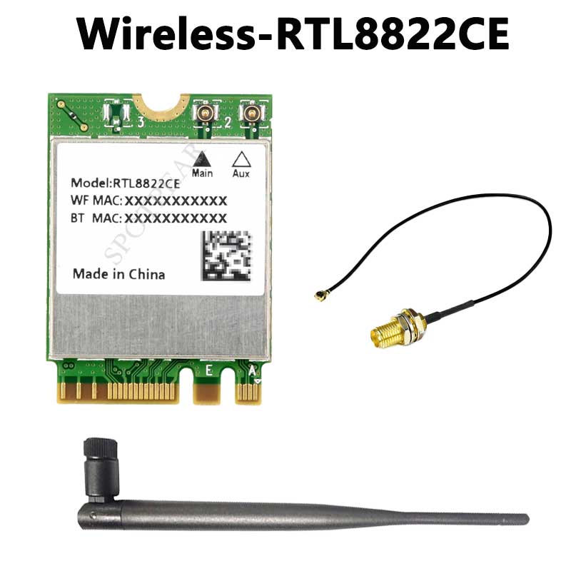 Jetson RTL8822CE 5GHz WiFi Wireless Bluetooth5 Card NGFF-M.2 RTL8822CE-CG Core