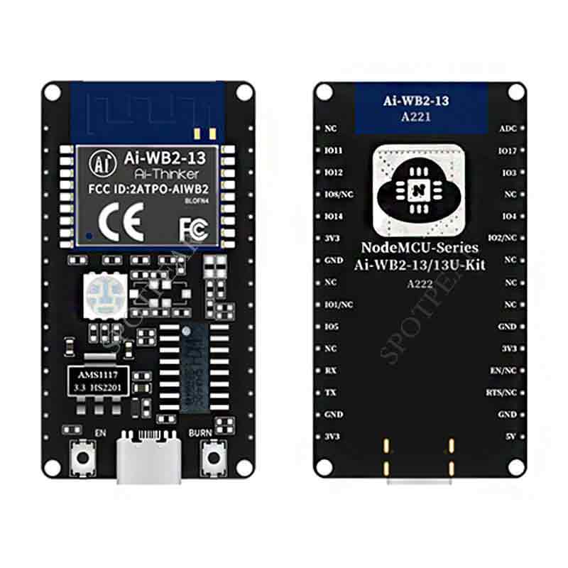 ESP32 development board Ai WB2 13 Kit WiFi+Bluetooth module On board antenna Type C interface