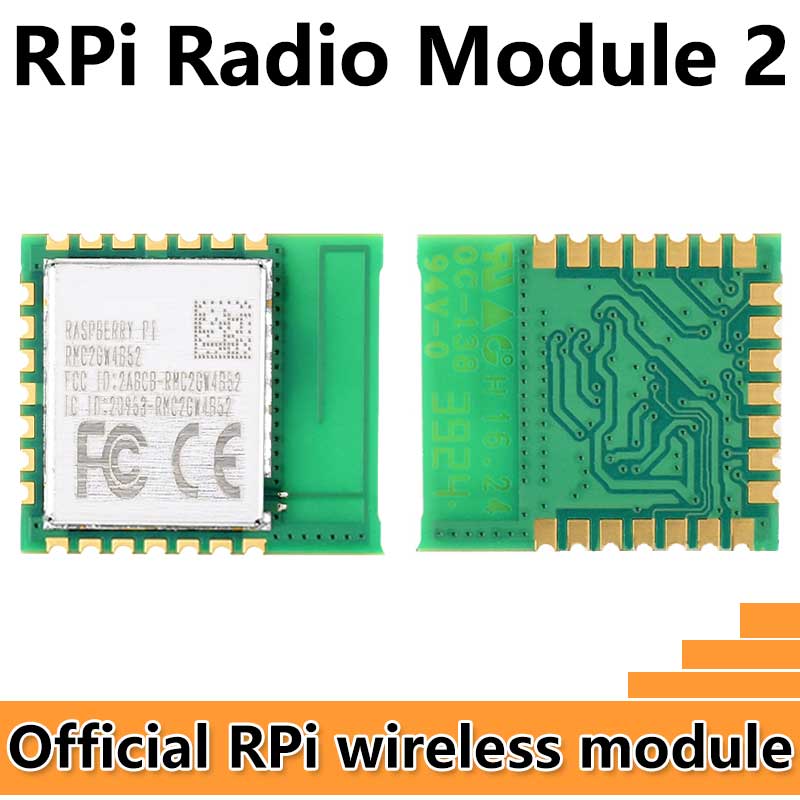 Raspberry Pi Radio Module 2 original wireless module 2.4GHz WiFi4 Bluetooth 5.2