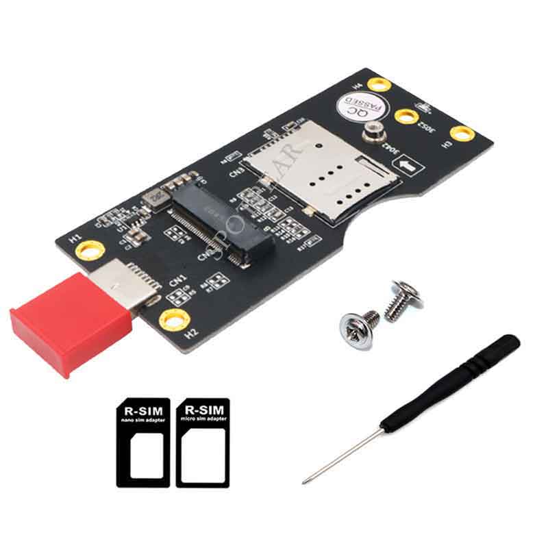 M.2 Key B to USB3.0 adapter board with SIM card slot 3G/4G/5G/LTE network card module 