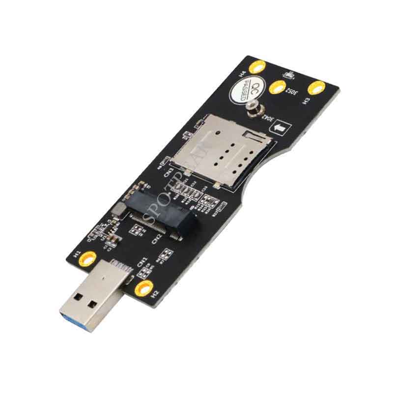 M.2 Key B to USB3.0 adapter board with SIM card slot 3G/4G/5G/LTE network card module 
