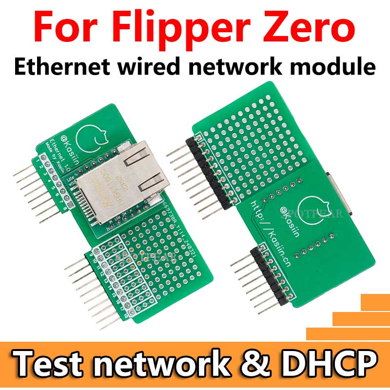 For Flipper Zero Ethernet Test Module Wired Network Module Devboard for Flipper Zero Attachment Accessory