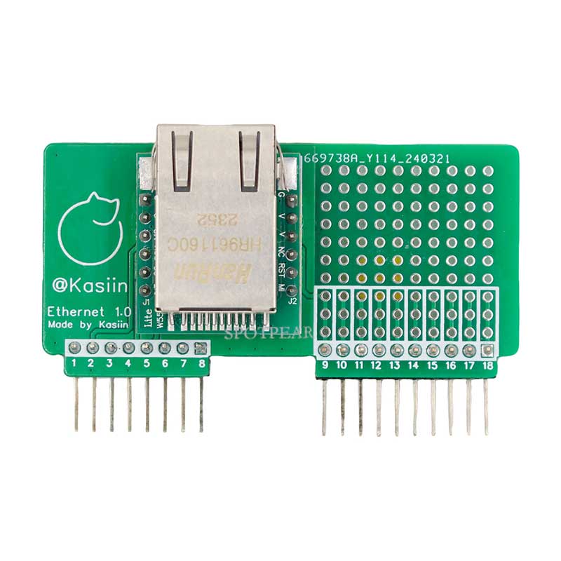 For Flipper Zero Ethernet Test Module Wired Network Module Devboard for Flipper Zero Attachment Accessory