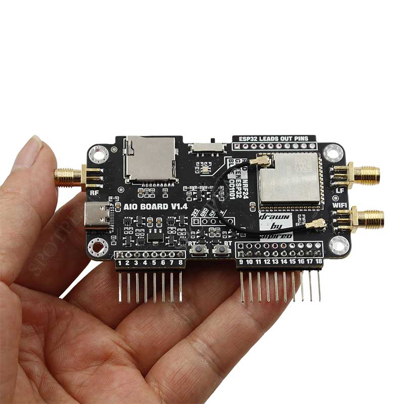 For Flipper Zero Modification Module 3IN1 NRF24+ESP32+CC1101 Development Board Multi-function WIFI Sniffer Air Mousejacker