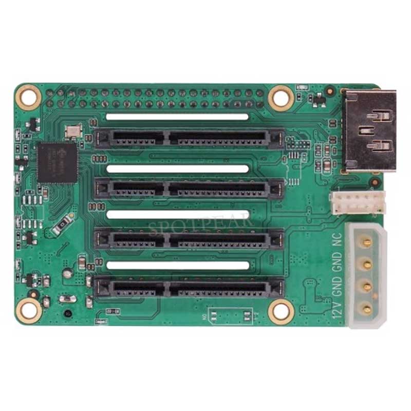 Radxa Penta SATA HAT For Raspberry Pi 5 Pi5